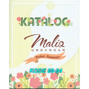 Katalog Undangan MALIQ Terbaru 88-94