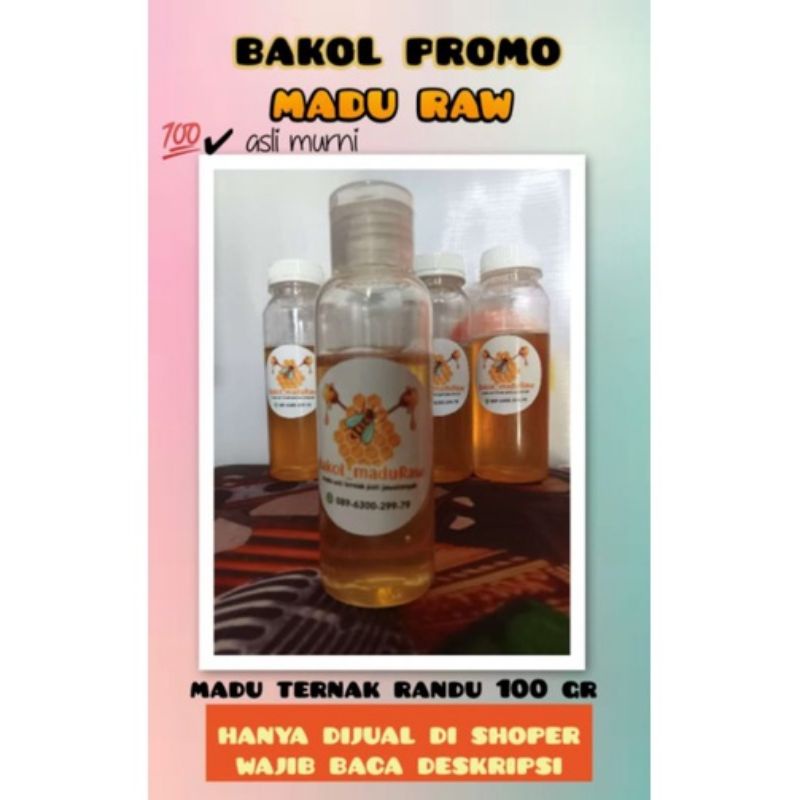 

madu asli randu 100 gr