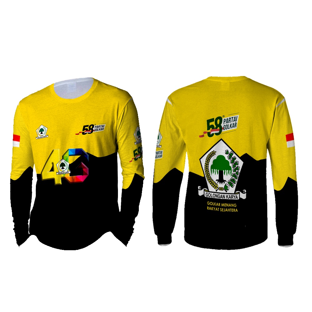 Baju Golkar / Kaos Baju Partai Golkar / Kaos Baju Partai Golkar Golongan Karya