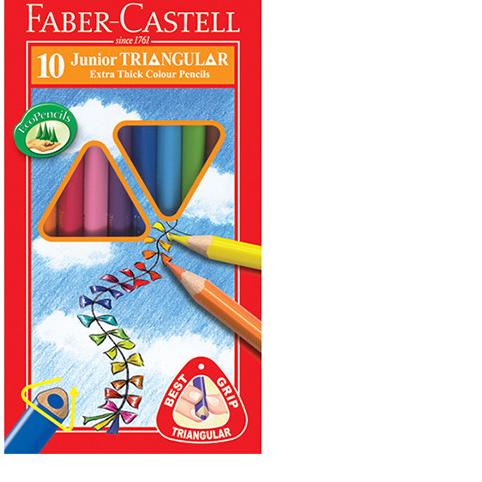 

Pensil Warna Faber Castell Junior Triangular 10 & 20 Pcs - 20 Pcs