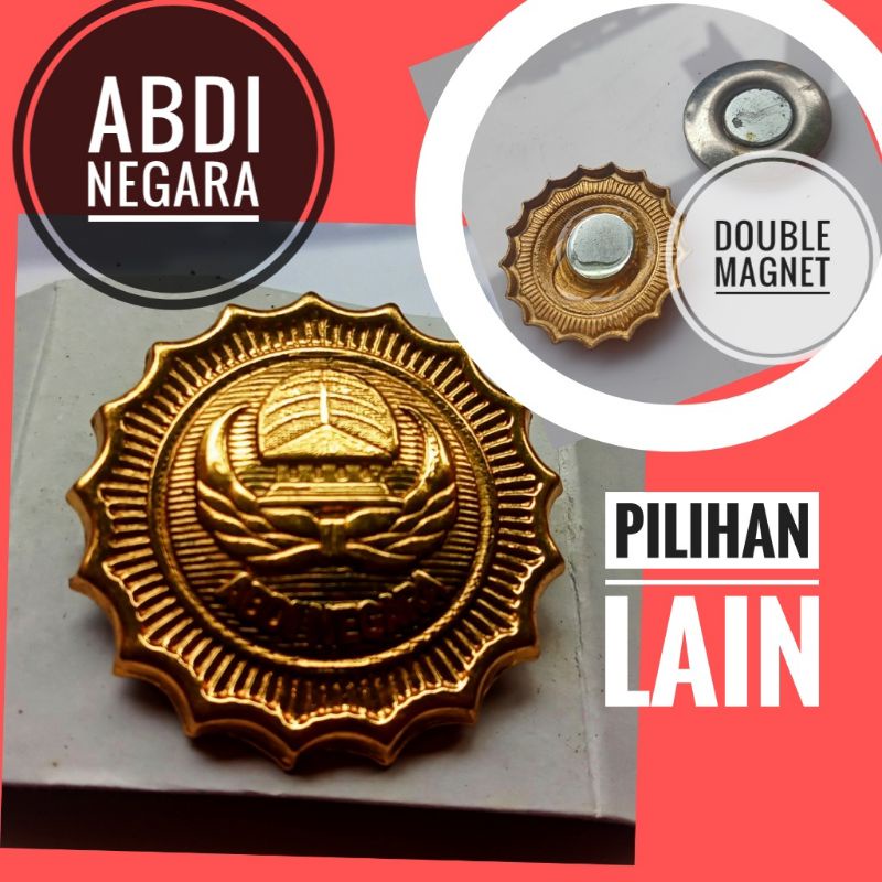 PIN KORPRI ABDI NEGARA ASN SESUAI GOLONGAN, WARNA