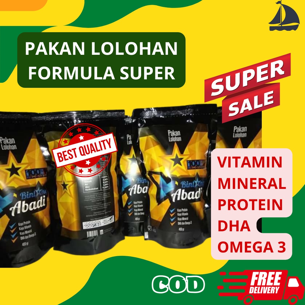 BINTANG ABADI Bubur Pakan Lolohan Anakan Lovebird Burung Paruh Bengkok / Macaw / Kakak Tua