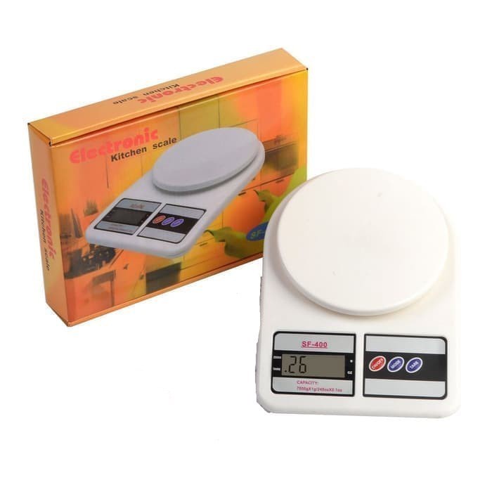 TIMBANGAN KUE DAPUR SNACK DIGITAL SF400 KITCHEN SCALE PENGUKUR BERAT MULTIFUNGSI