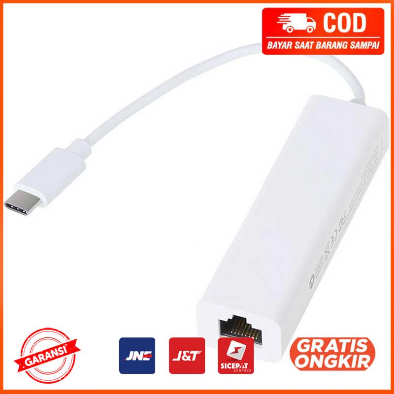 USB 2.0 Type C to RJ45 Ethernet LAN Adaptor for Windows - 9700