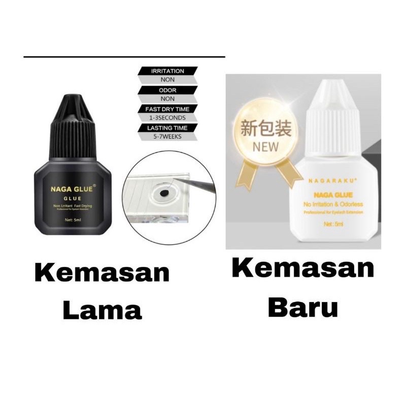 Nagaraku Glue tidak pedih Nagaraku Glue 5g for Eyelash Extension