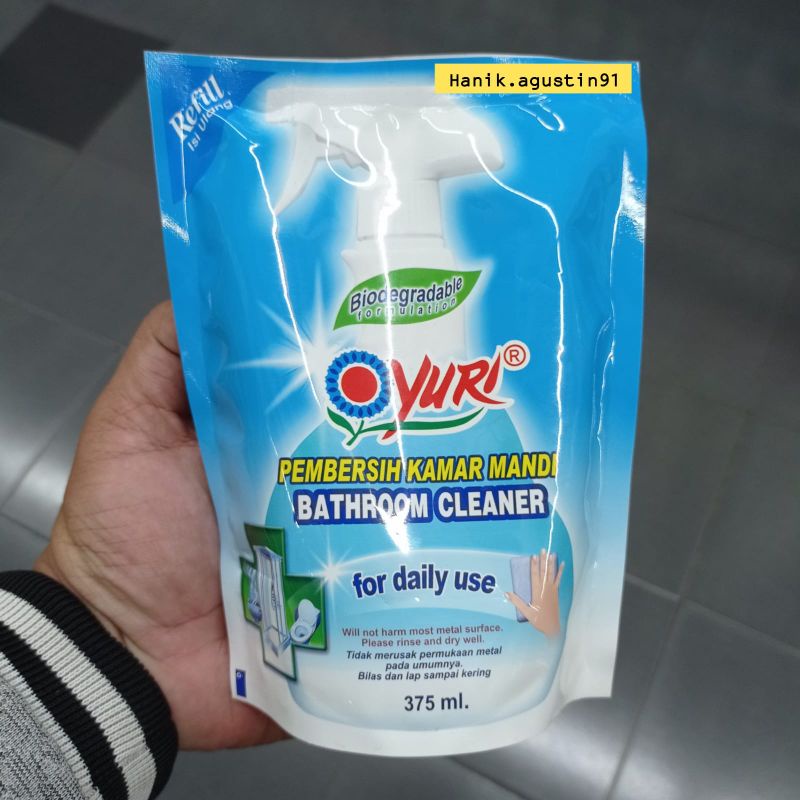 Jual Yuri Bathroom Cleaner Cairan Pembersih Keramik Kamar Mandi Refill ...
