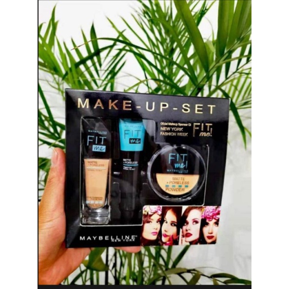 MAKE UP SET MAYBELLINE FIT ME 3IN1