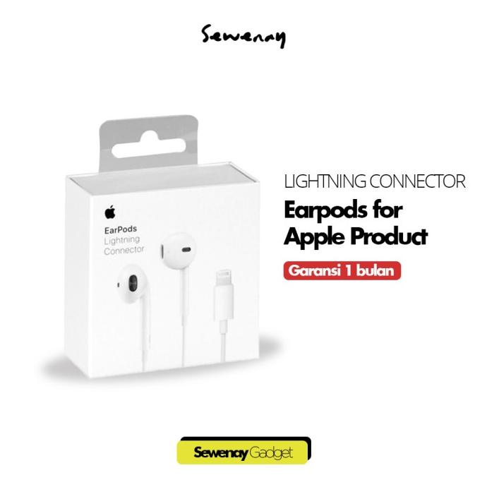 JUAL MURAH Headset iPhone / Earphone ORIGINAL100% IPhone 7 8 Plus X XR XS 11 12