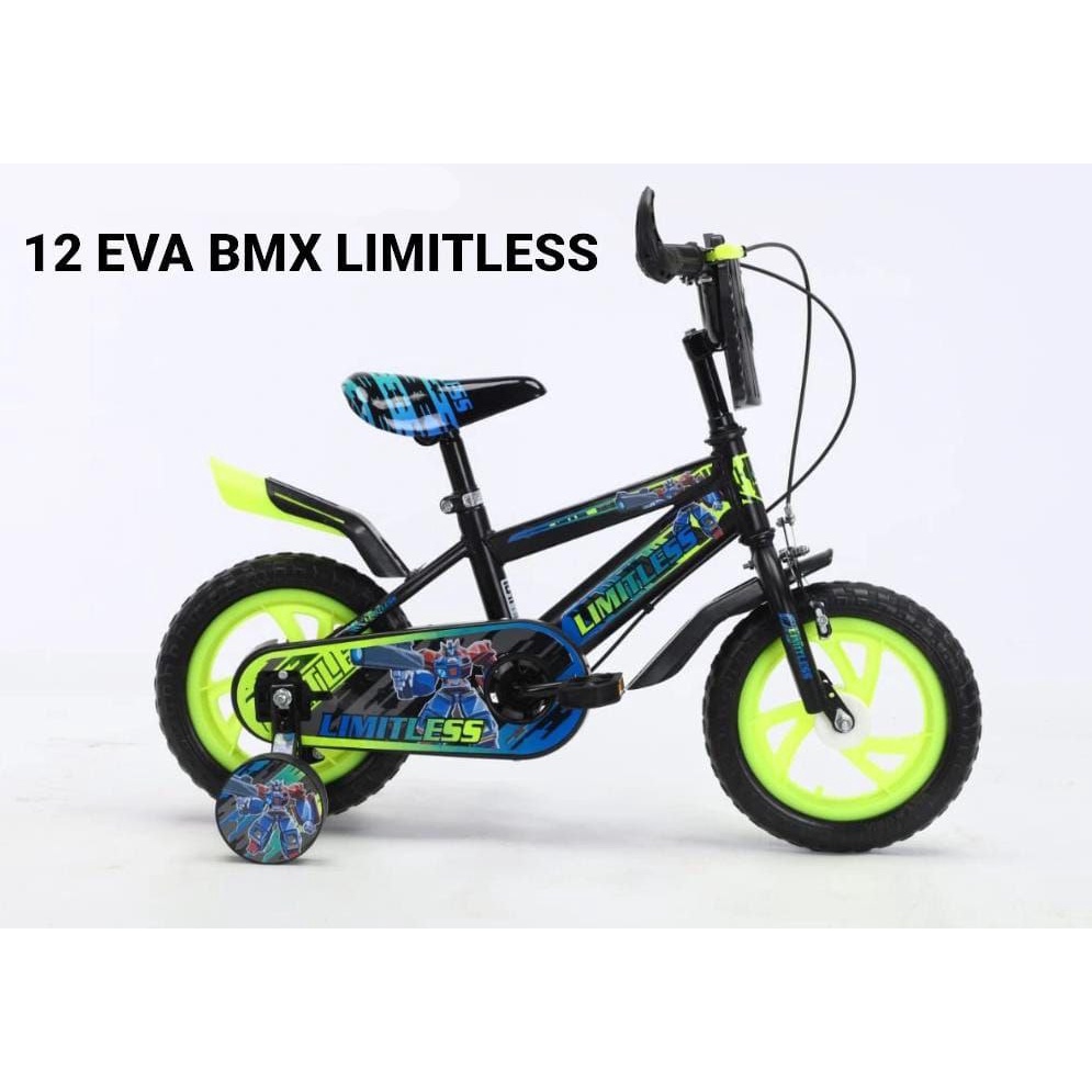 SEPEDA ANAK BMX 12" LIMITLESS BAN MATI EVA