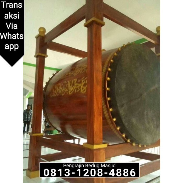 ( Bayar Setelah Bedug Sampai Di Lokasi Anda ) Bedug Masjid Besar Beduk Masjid Kayu Jati Kulit Sapi K