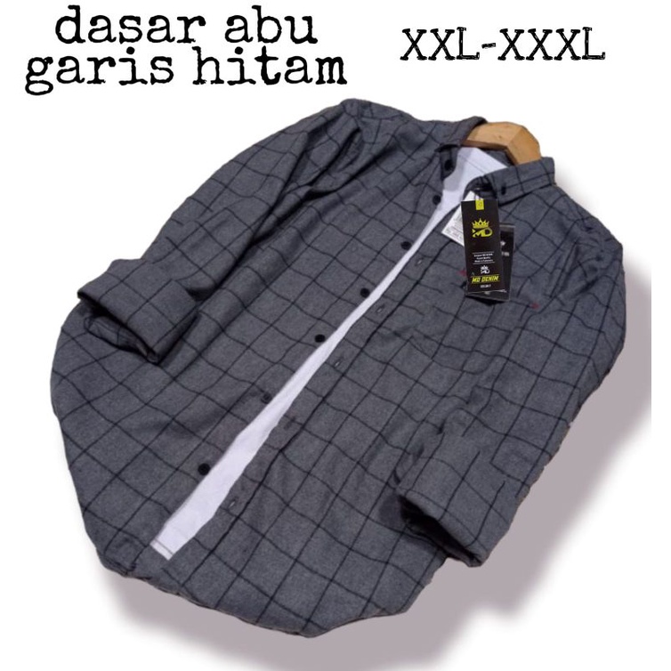 KEMEJA FLANEL JUMBO BIG SIZE KEMEJA FLANEL PRIA  WANITA OVERSIZE KEMEjA FLANEL XXL+XXXL