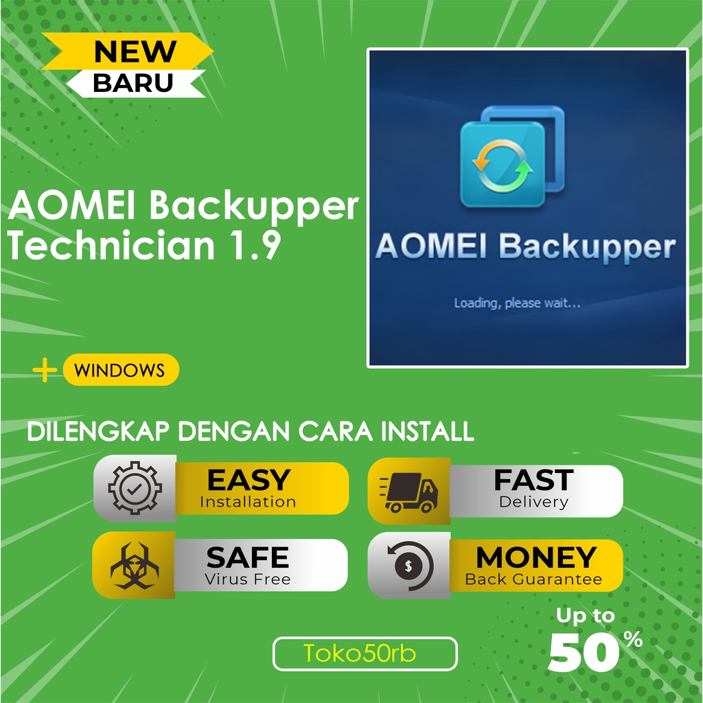 AOMEI Backupper Technician 1.9 Full Version