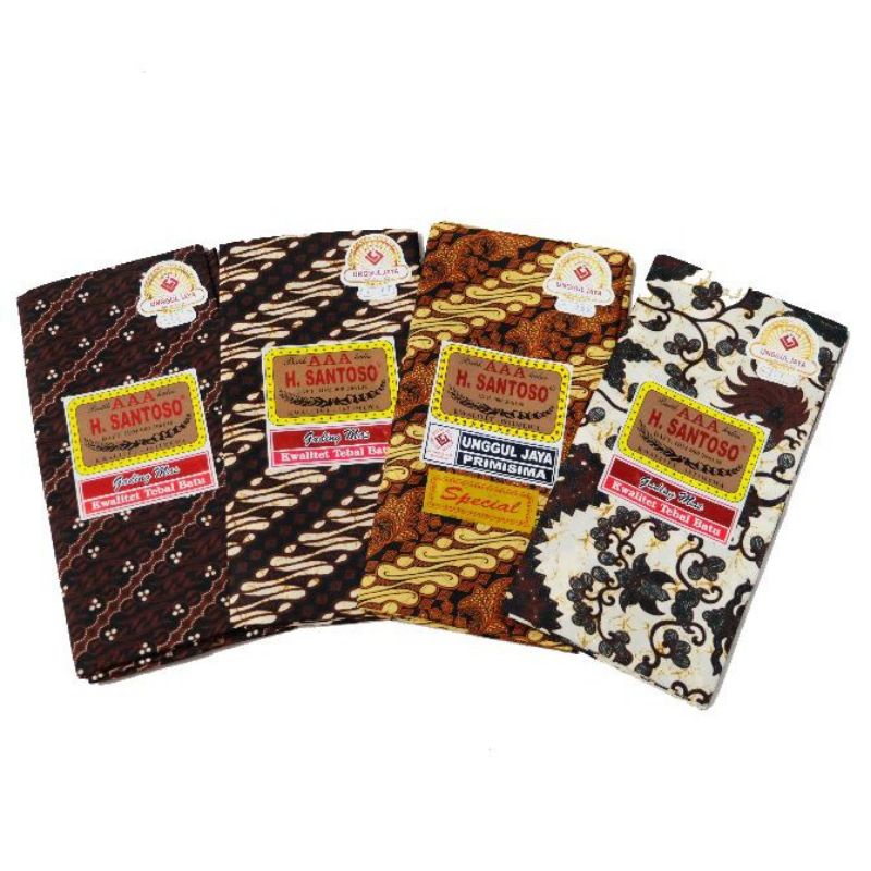 Tapeh santoso grade 1, kain panjang santoso