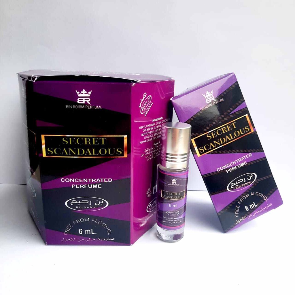 SECRET SCANDALOUS Parfum Kemasan 6ml Minyak Wangi Roll On Non Alkohol