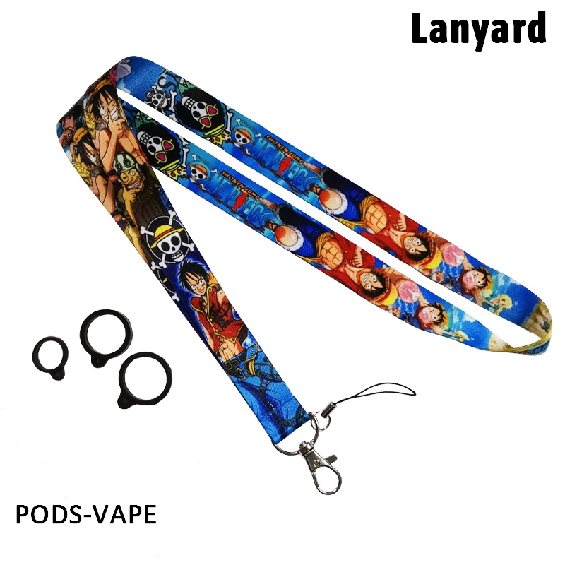 

Lanyard Luffy Printing Free 3 pcs oring / gantungan id Tail card lanyard h31204