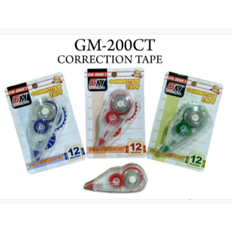 

tip x penghapus tulisan correction tape 12 / 8 meter alat tulis
