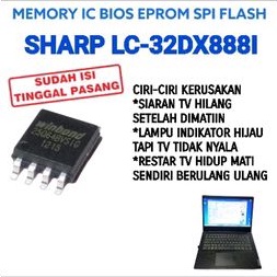 IC MEMORY EPROM SHARP LC-32DX888I LC-32DX8881 IC FLASH SHARP LC 32DX888I 32DX8881