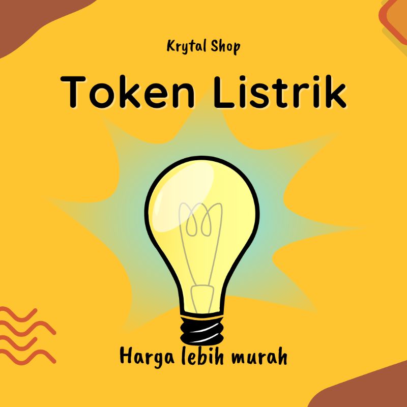 Token listrik murah (20 ribu - 100 ribu)