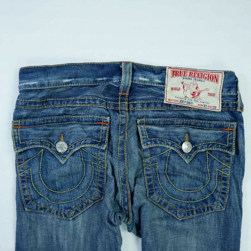 true religion jeans size 33 luar setara 38