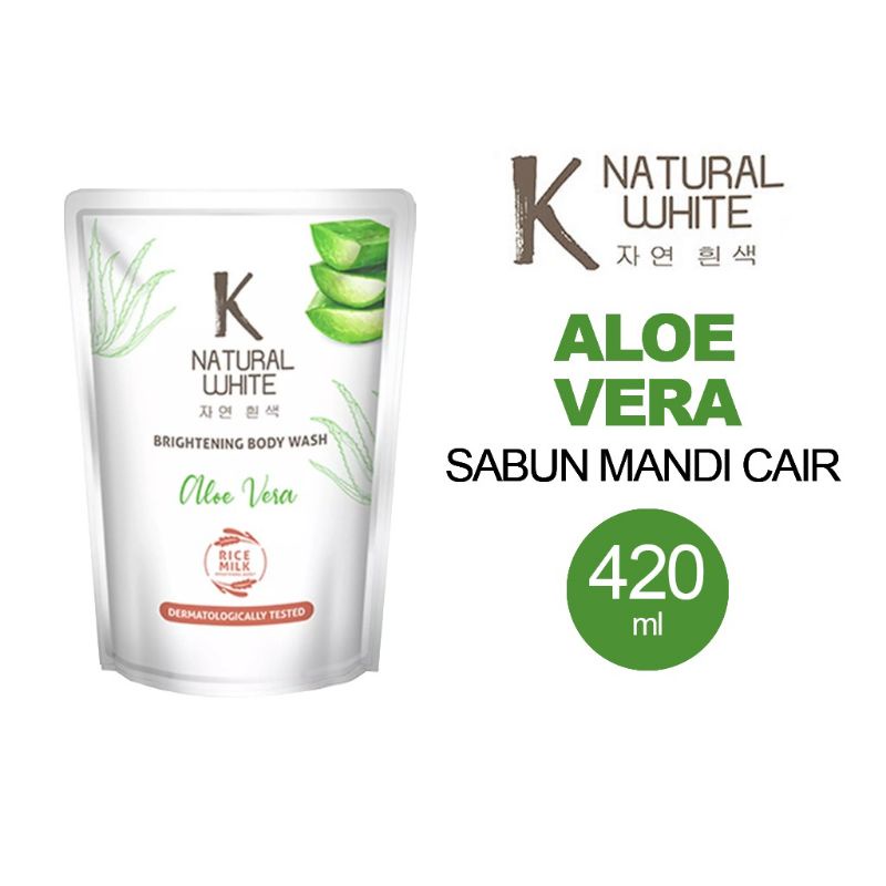 K Natural White Brightening Body Wash 450ml