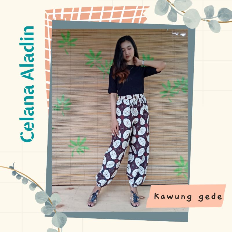 CELANA ALADIN BATIK KAWUNG GEDE PRIA WANITA