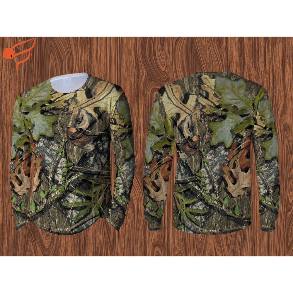jaket/kaos kamuflase hutan fullprinting baju kamuflase forest sublimasi fullprinting