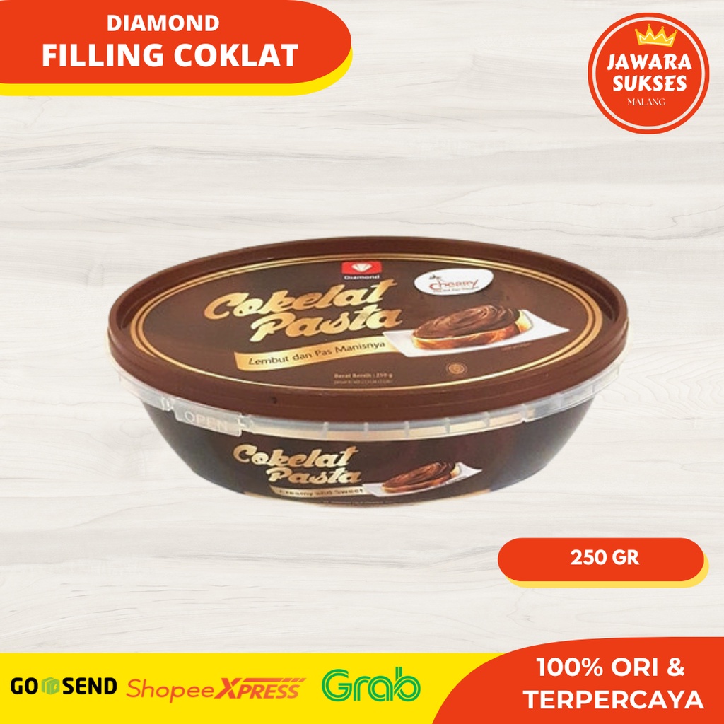 

Filling Coklat Diamond 250gr | Diamond Isian Filling Chocolate