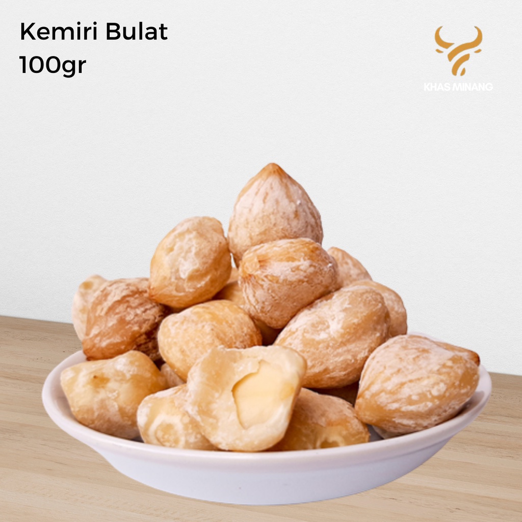 

Kemiri Bulat 100gr Oleh Oleh Aneka Khas Minang Padang