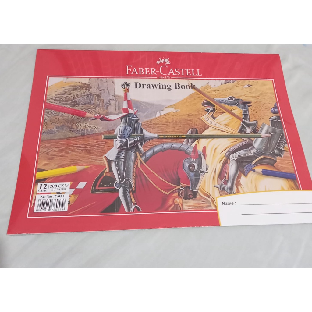 

DRawing Book - Faber-Castell Drawing Book A3 12 SH 200GSM - Buku Gambar A3