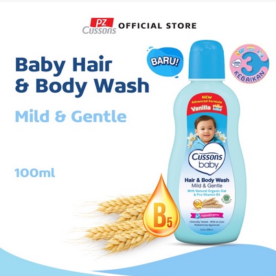 Cussons Baby Wash Newborn / Hair &amp; Body 100ml + Bubble Wrap / Toko Makmur Online