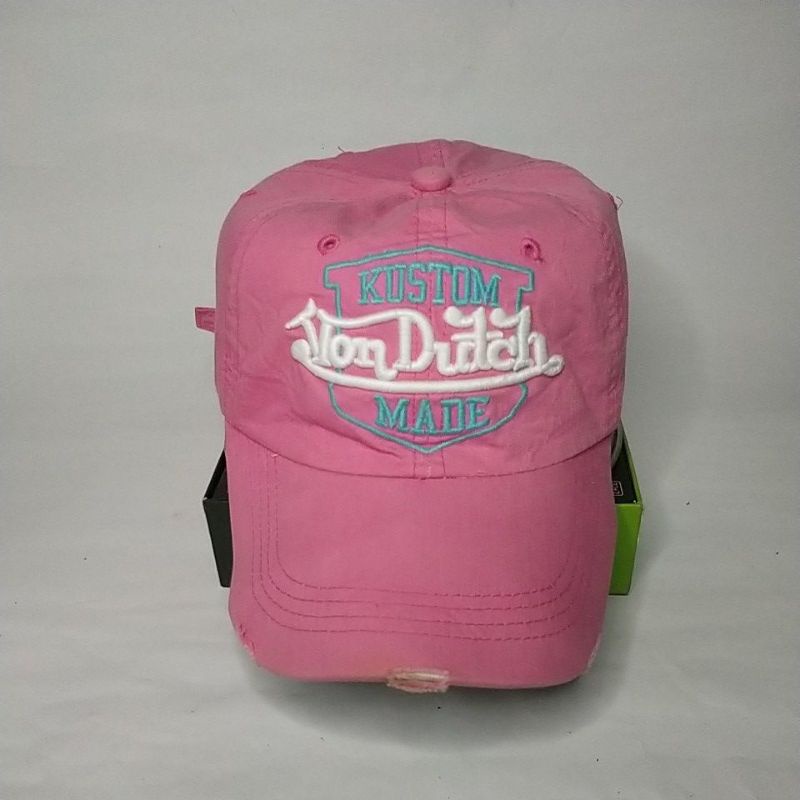 Topi cap von Dutch original second pink