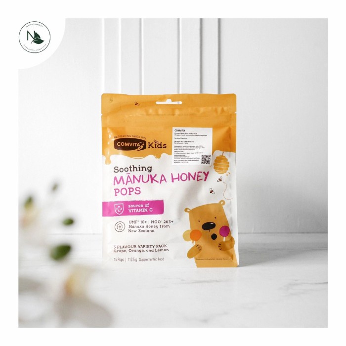 

Comvita Kids Soothing Pops with UMF 10+ Manuka Honey 112gr