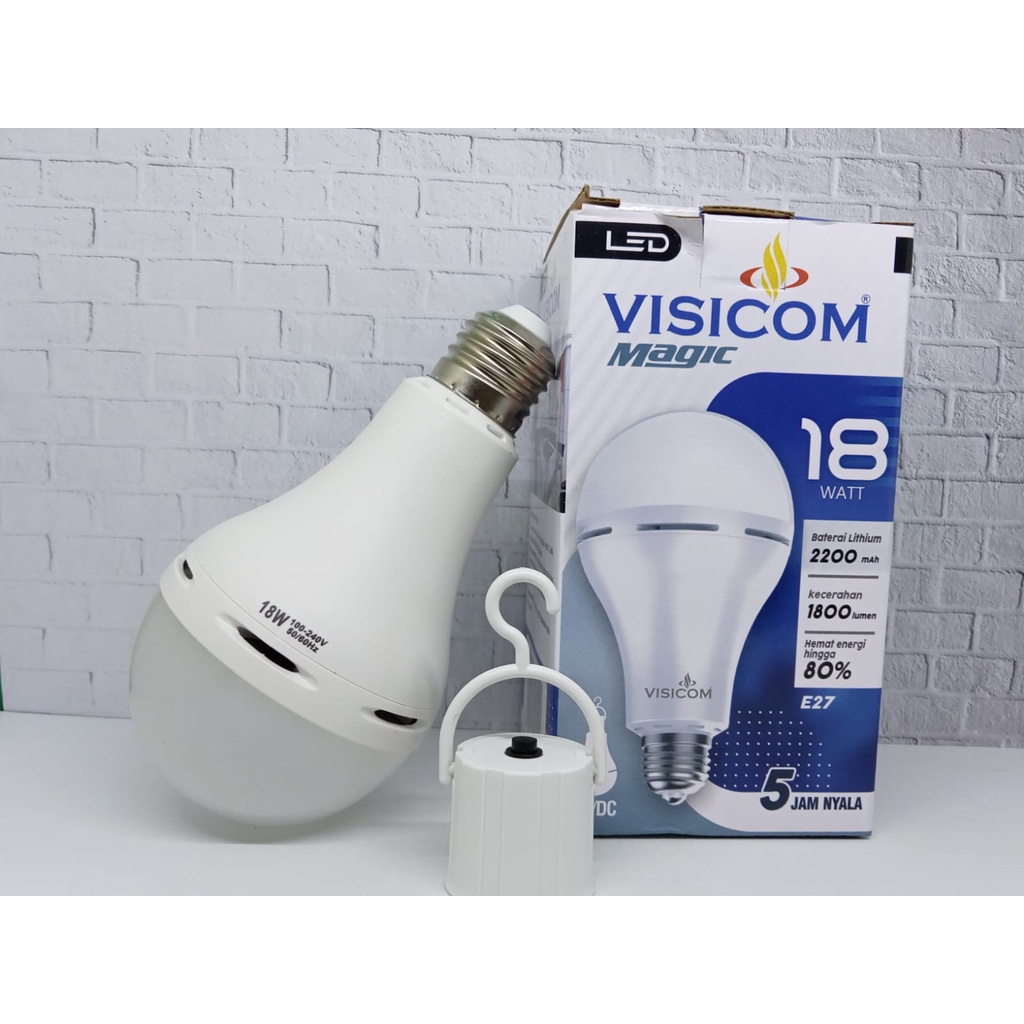Lampu LED Emergency Visicom 18W Putih