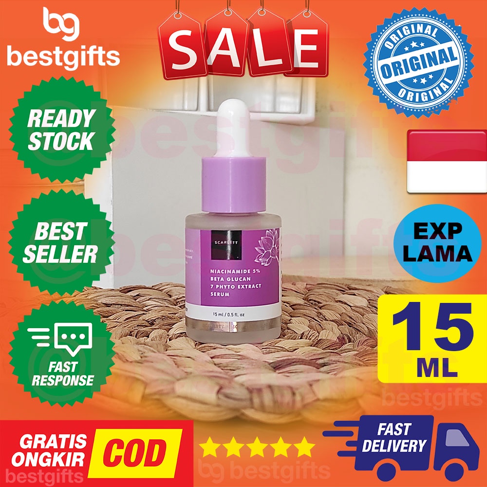 SCARLETT SCARLETT NIACINAMIDE 5% + BETA GLUCAN &amp; 7 PHYTO EXTRACT SERUM 15 ML