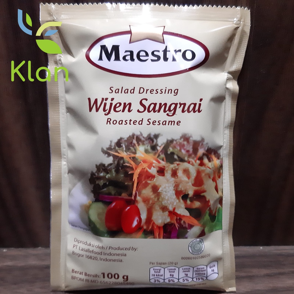 

MAESTRO WIJEN SANGRA / ROASTED SESAME SALAD DRESSING 100 GR