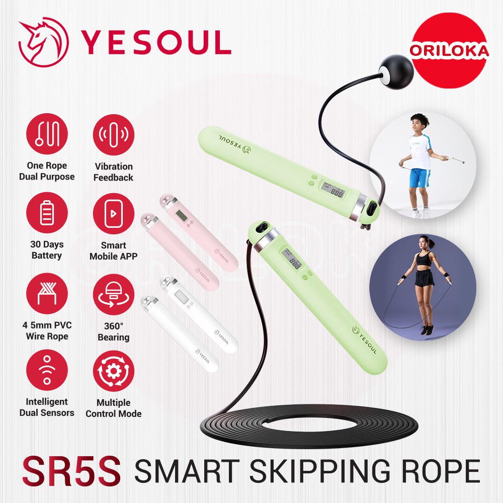 Yesoul SR5S Smart Skipping Rope / Tali Skipping - Garansi Resmi Yesoul