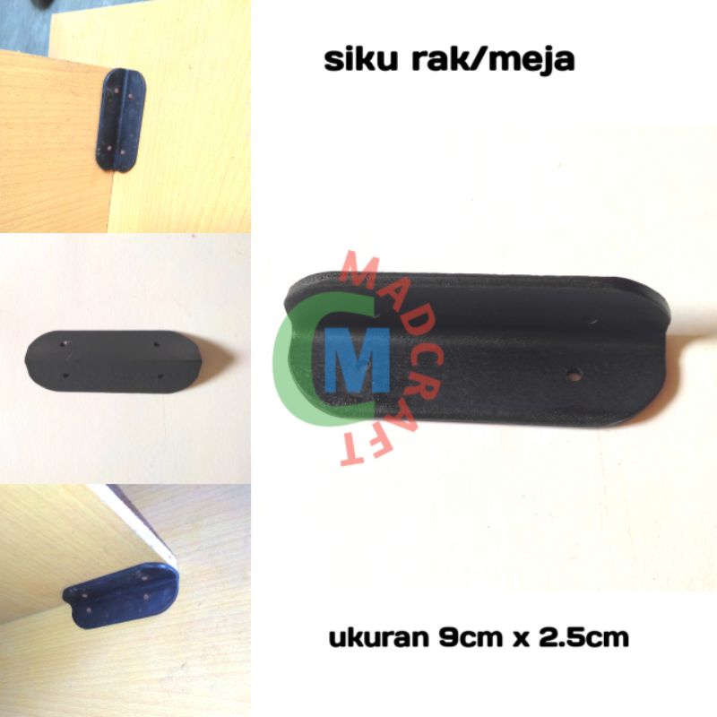 siku rak dinding letter L bracket braket penyangga pangkon dudukan ambalan rak dinding minimalis rak