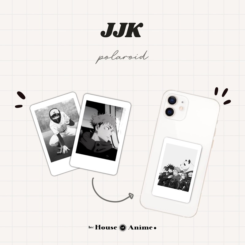 JJK Polaroid Photocard Unofficial (Fanmade)