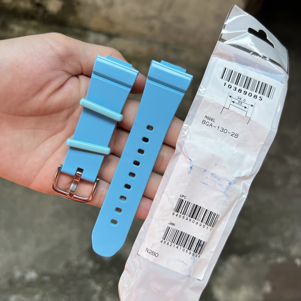 Tali jam tangan casio baby-g BGA-130 2B original strap band BGA 130