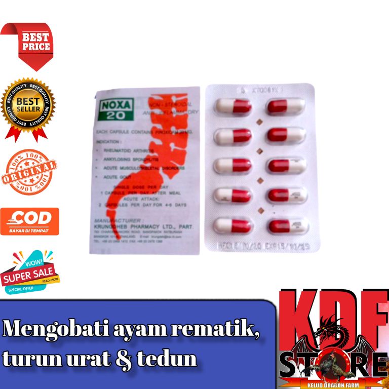 NOXA 20 penganti CAPIROX 10 , mengobati ayam tedun atau pincang
