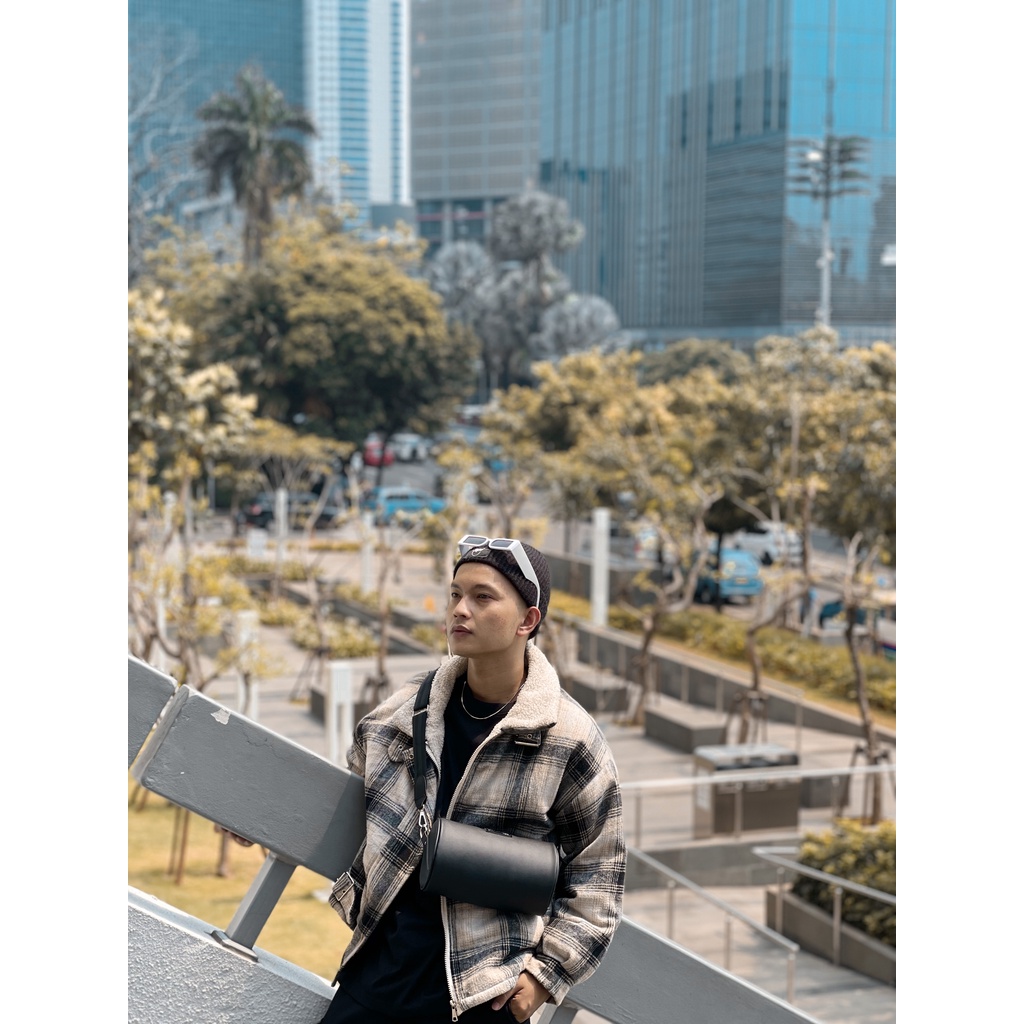 Tas tabung bulat pria wanita dhon.id new arrival