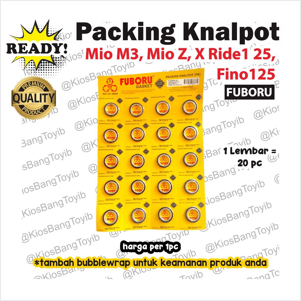 Packing Gasket Ring Knalpot/Paking Knalpot Mio M3, X Ride125, Fino125