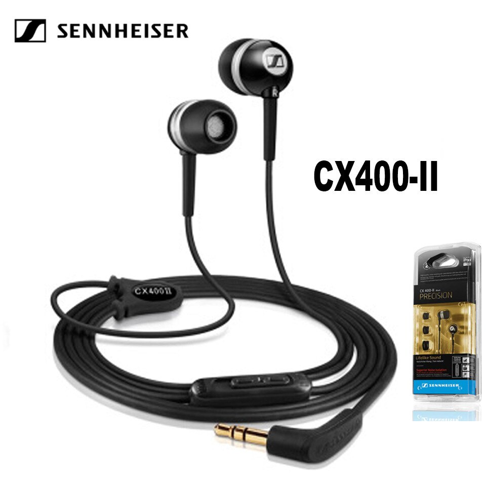 Sennheiser CX400II Headset Earphone Kabel HIFI Dengan Noise Reduction Untuk Olahraga