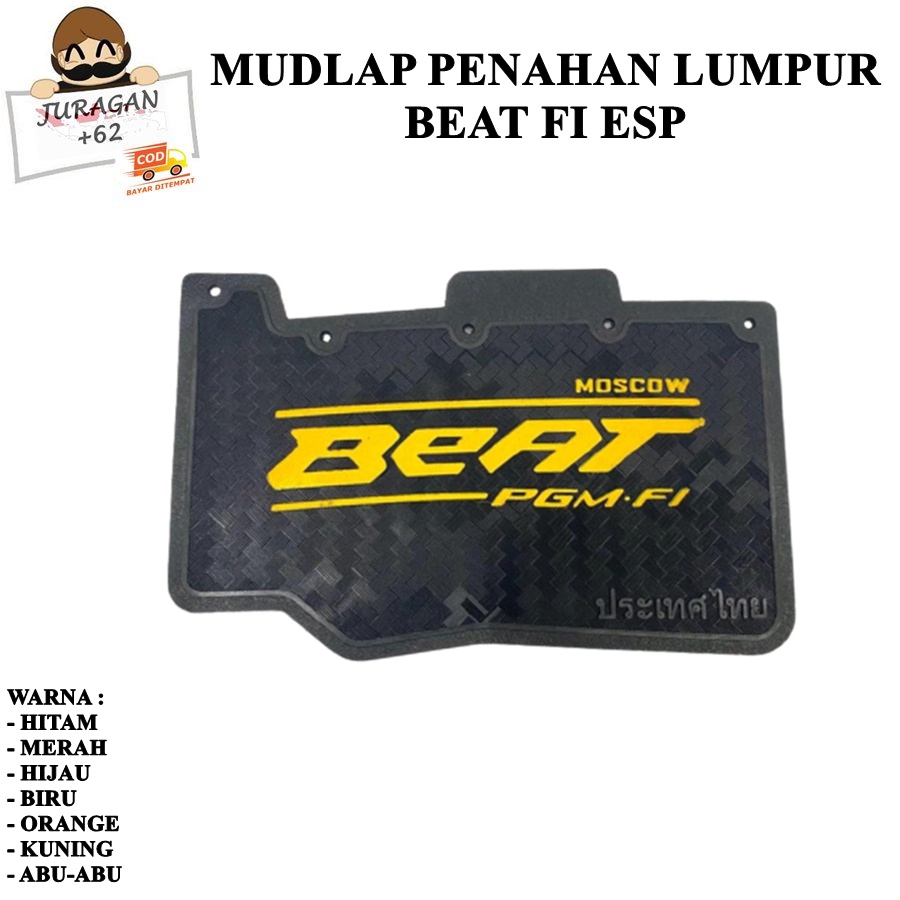 MUDFLAP BEAT FI MUD FLAP KARET PENAHAN LUMPUR PELINDUNG DINAMO SPKABOR KOLONG