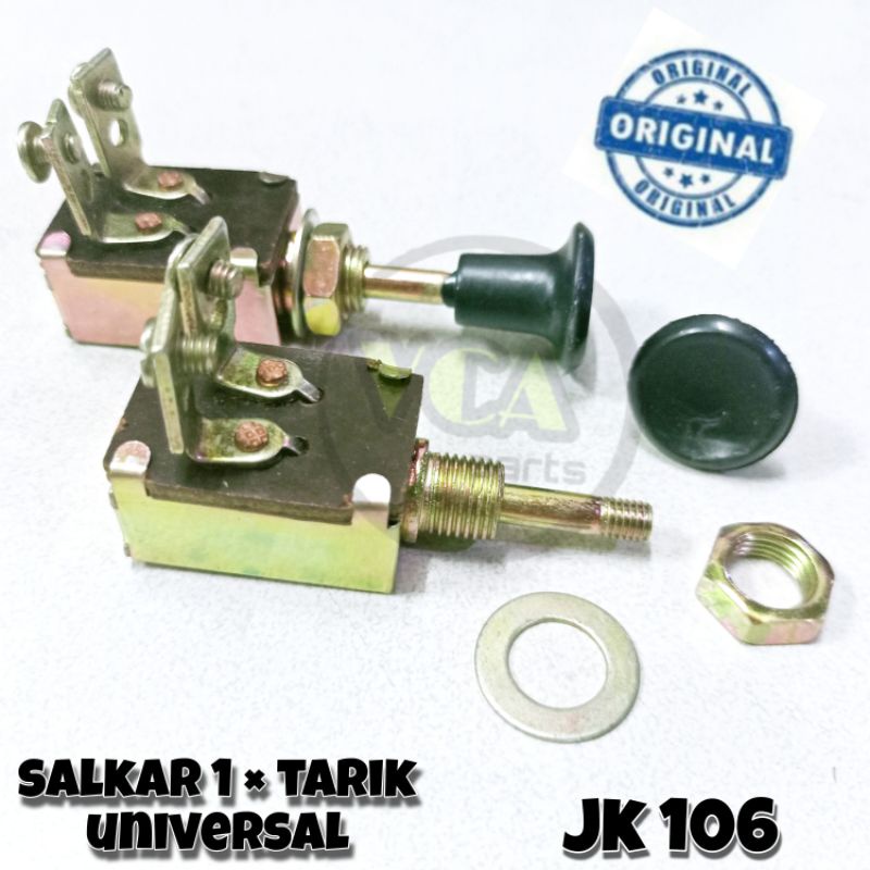 SAKLAR LAMPU 1 × TARIK TIPE 106 MOBIL &amp; MOTOR UNIVERSAL