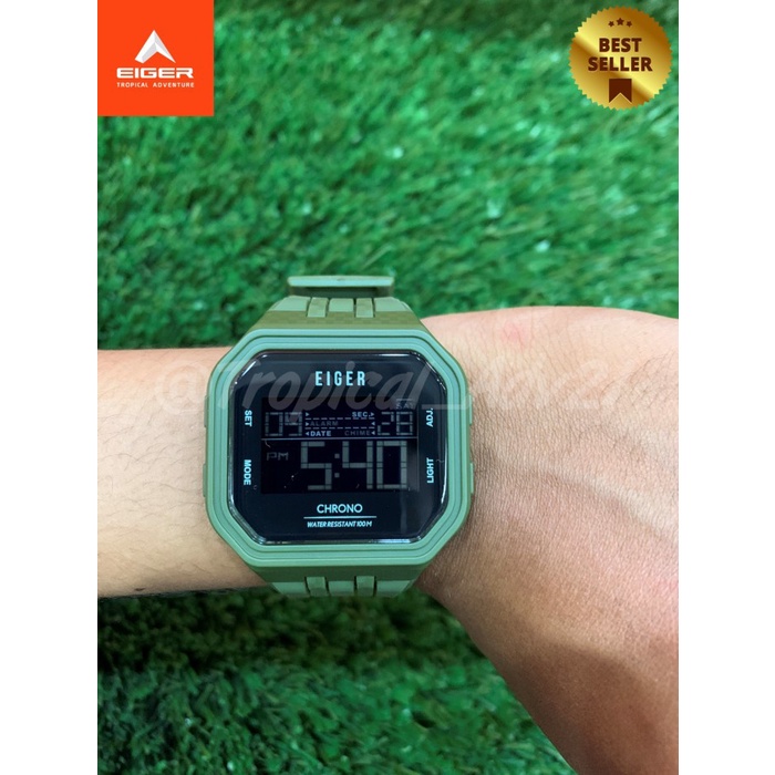 Eiger1989  JAM TANGAN LINVILE|GREEN|5091|ORIGINAL