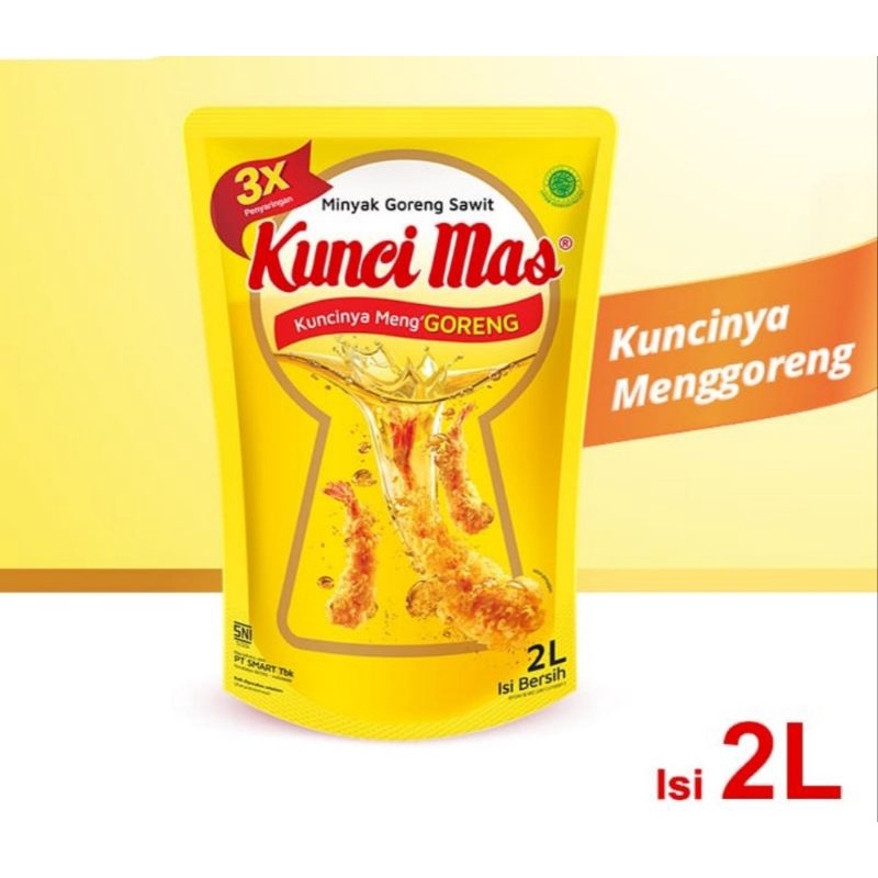 Kunci Mas Minyak Goreng [2 Liter /  Pouch]