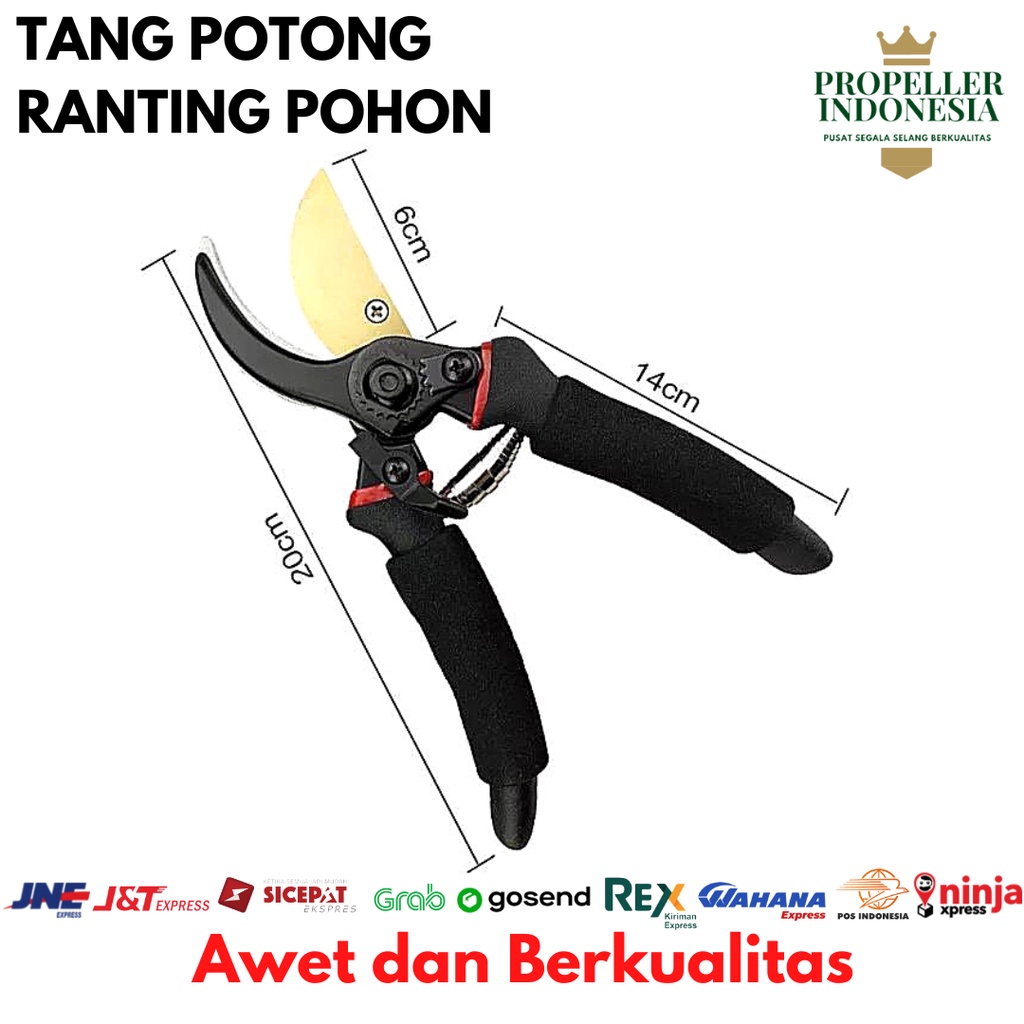 Gunting Dahan Ranting Pohon Buah Bercabang Tebal Gunting Tanaman Kebun