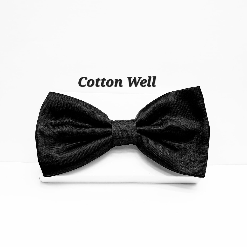 Dasi Kupu Kupu Pria Dewasa Bowtie Black Premium Quality