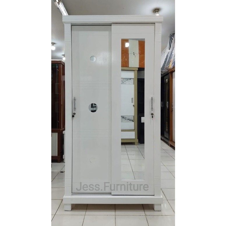 Lemari Baju 2Pintu Gamis , Lemari Baju 2Pintu Minimalis , Lemari Pakaian 2Pintu Geser , Lemari Pakai